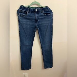 Levi's Blue Ankle Cropped Jeans with Slim Fit